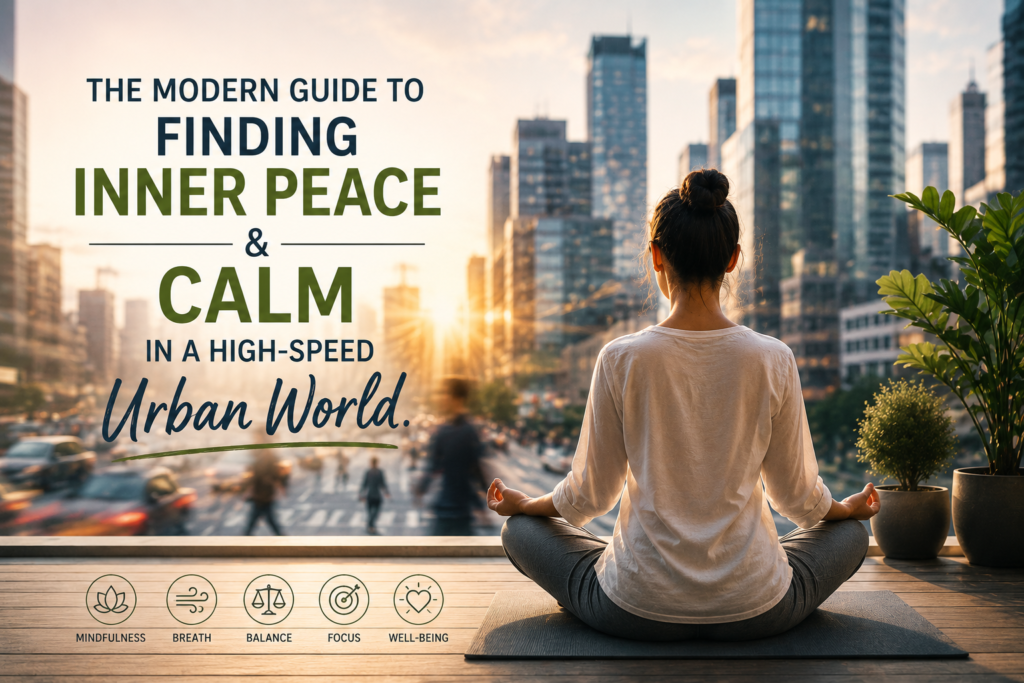 The Modern Guide to Finding Inner Peace & Calm in a High-Speed Urban World.