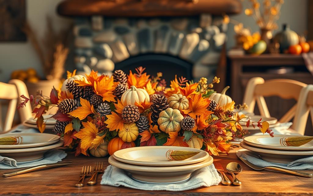 autumn table setting
