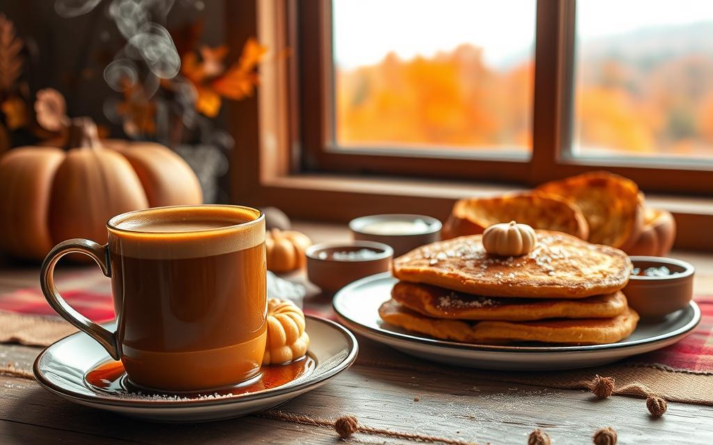 cozy autumn breakfast dishes
