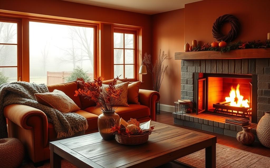 cozy autumn interior